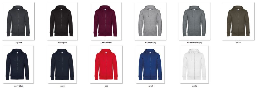 Zipped Hood Männer – Bild 5
